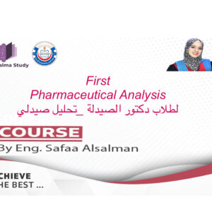 Pharmaceutical analysis for PharmD_first