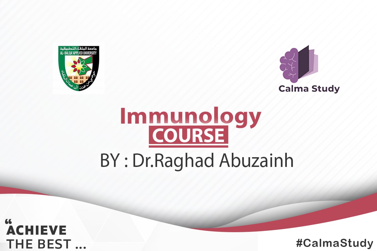 Final immunology course by Dr .raghadabuzainh